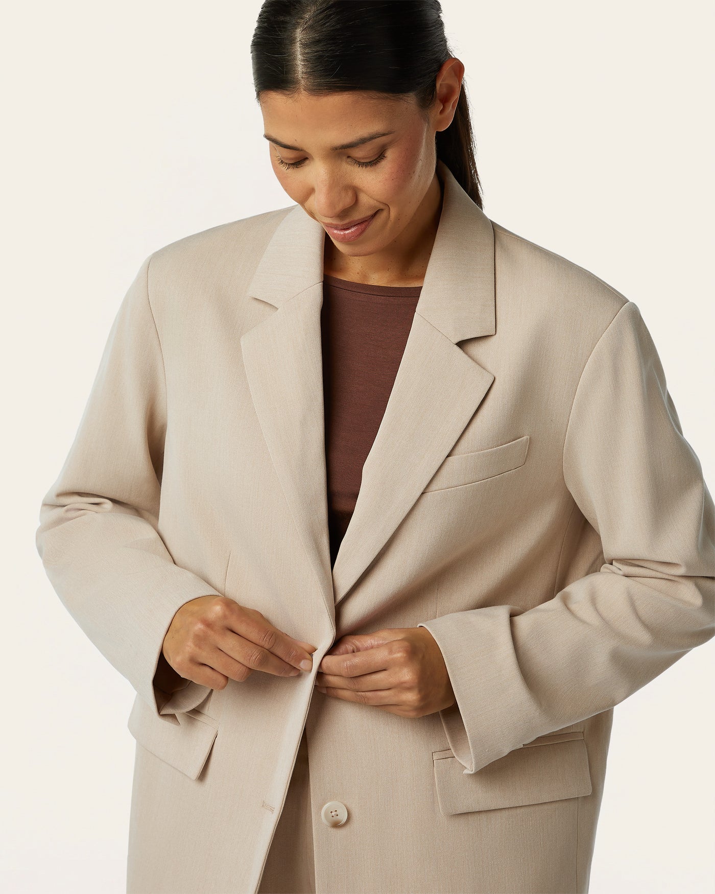 Signature Blazer - Sand