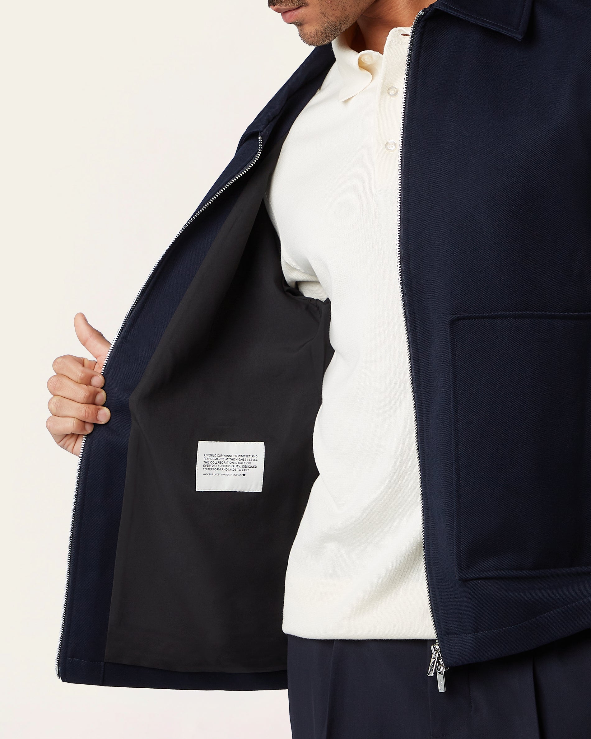 Twill Jacket Navy