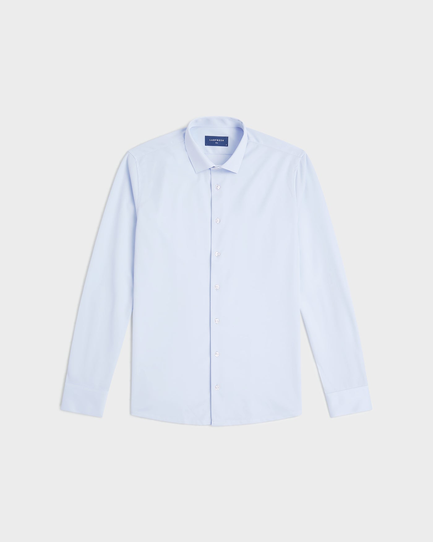 Prior Tech: Non-iron stretch shirt light blue