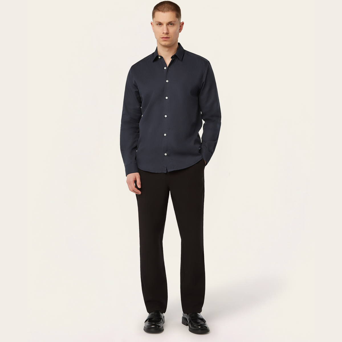 Twill Shirt Dark Navy