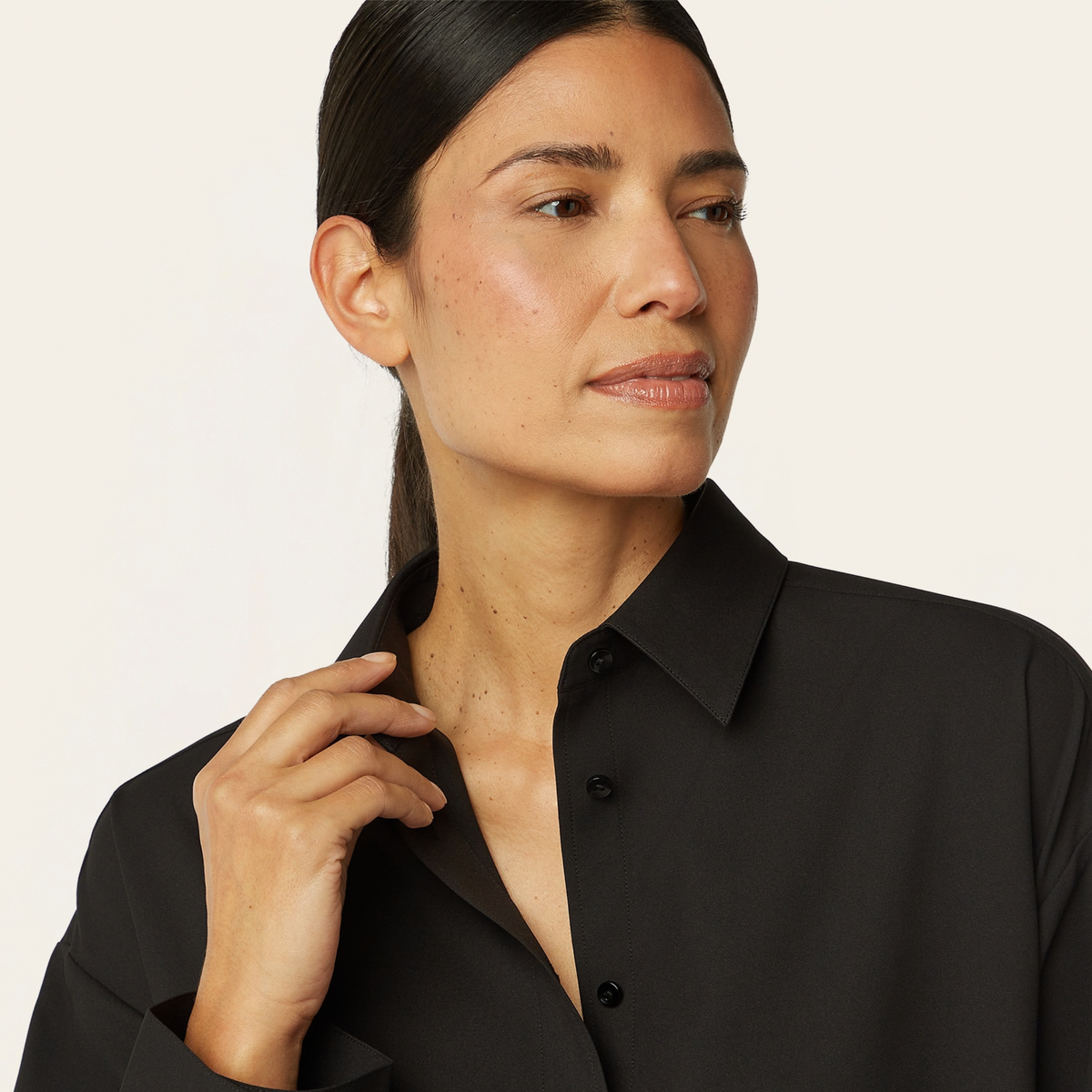 Relaxed Blouse - Black