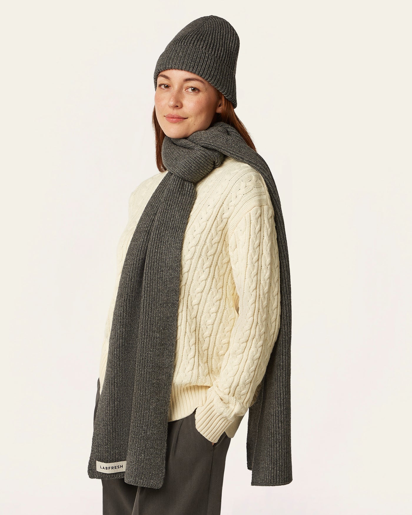 Heavy Seawool Beanie - Dark Grey