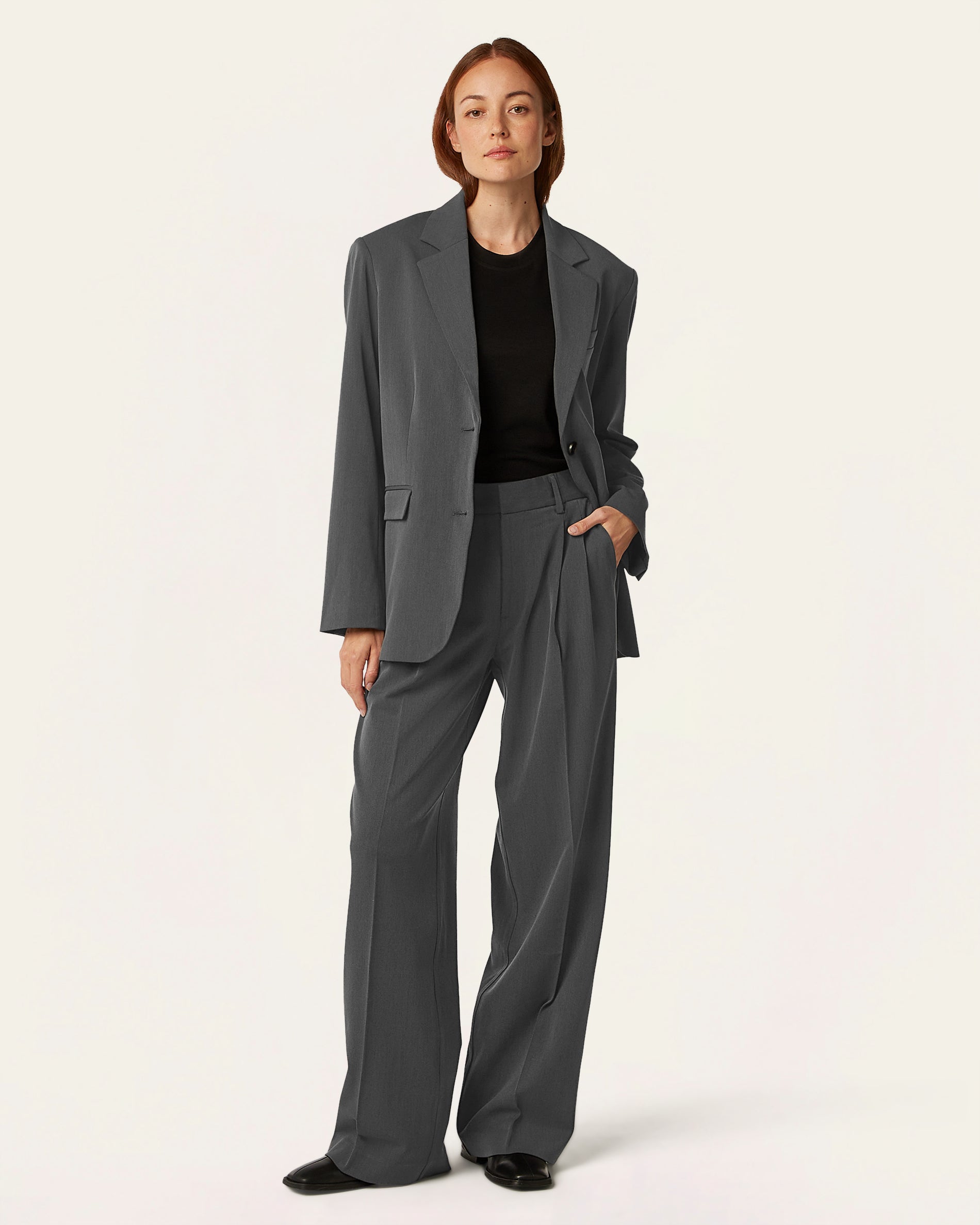 Signature Blazer - Dark Grey
