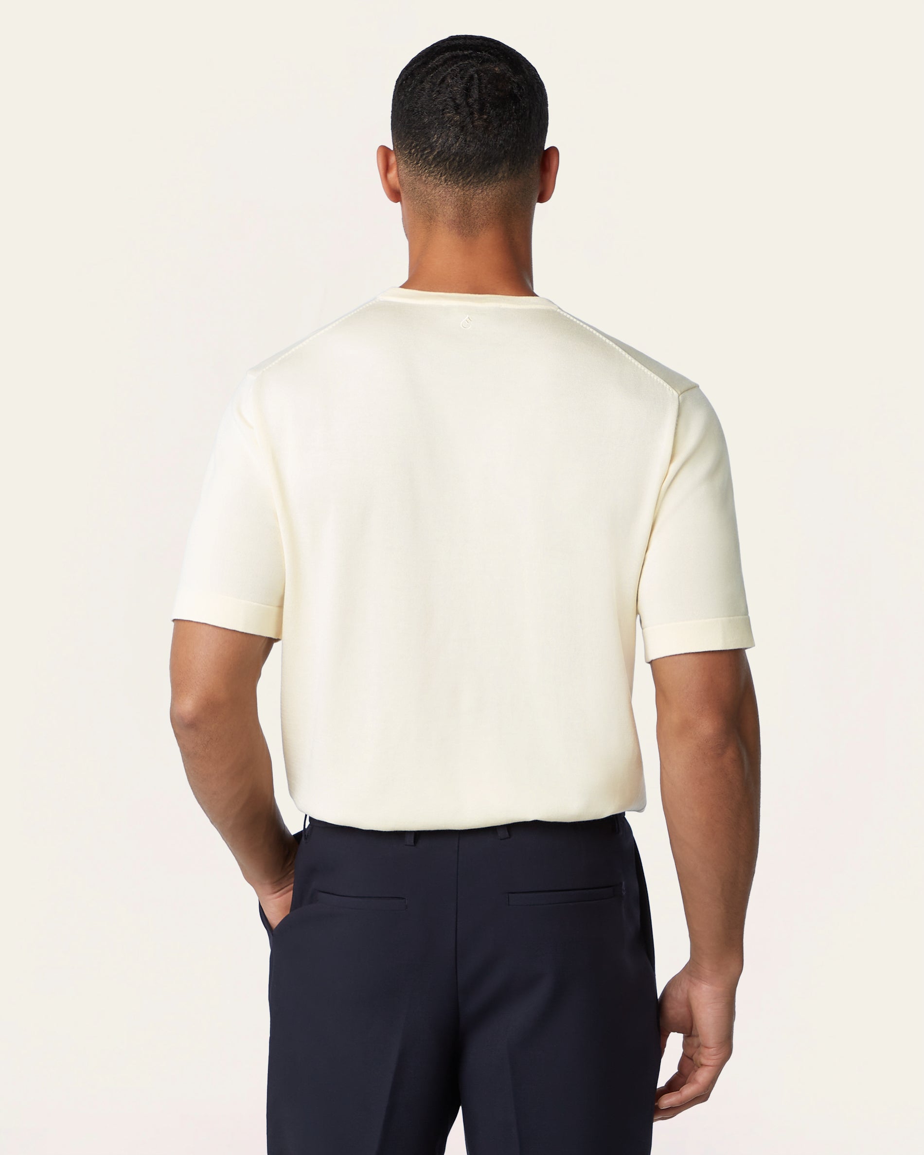 Knitted t-shirt Off white