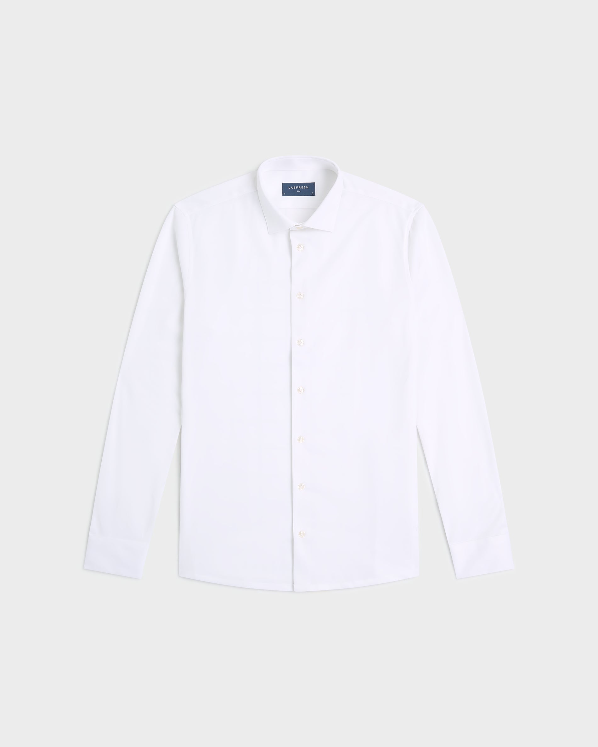 Prior Tech: Non-iron stretch shirt white