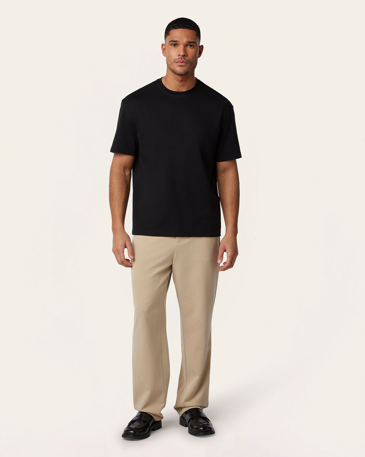 Heavy weight relaxed fit t-shirt black